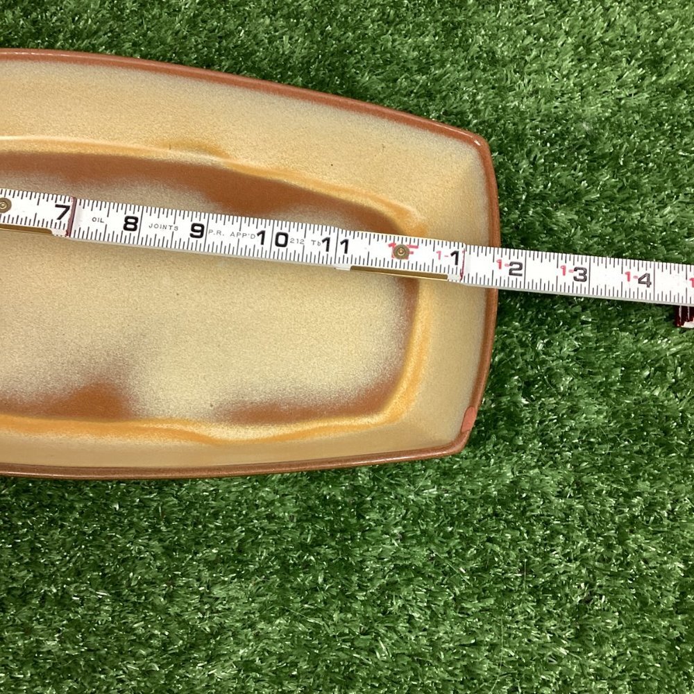 Vintage Frankoma Pottery Serving Dish Platter Desert Gold 94Q - Picture 6 of 15